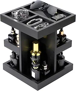Stylish organizer with men's grooming items