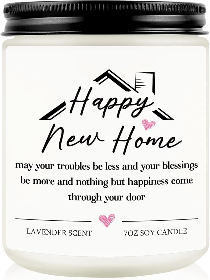 Housewarming candle decoration