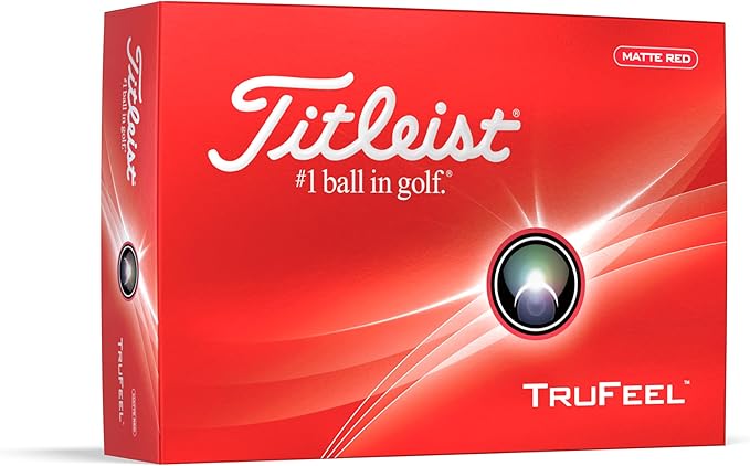 Matte red Titleist TruFeel box