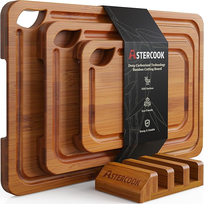 Eco-friendly bamboo chopping boards